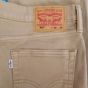 LEVI'S 514 MEN'S STRAIGHT FIT JEANS SIZE 34X34